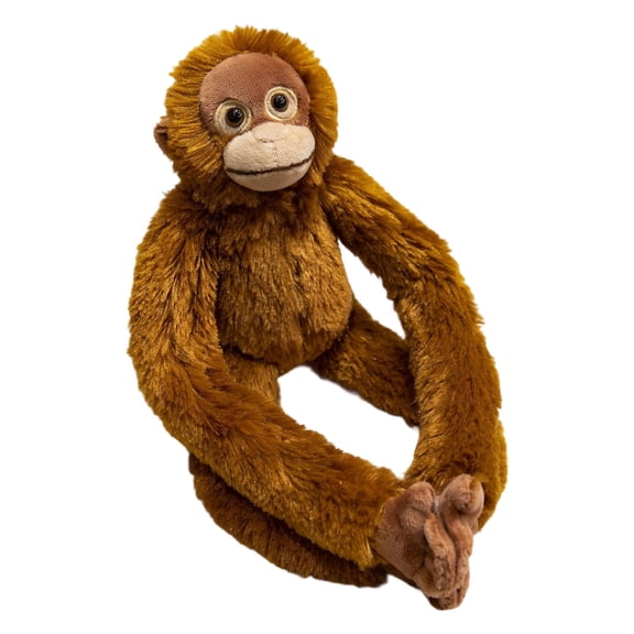 Long Arm Plush Monkey, 19.7 Inch Hanging Monkey with Connectable Limbs, Ultra Soft and Huggable Stuffed Animal for Kids, Cute Home and Nursery Décor, Best Birthday Gift Idea (Brown)