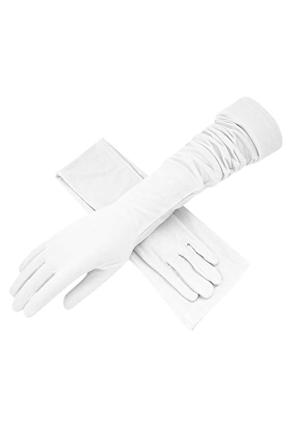 Long Arm Sleeve Sun UV Protection Driving Gloves Touchscreen Riding Party Mitts