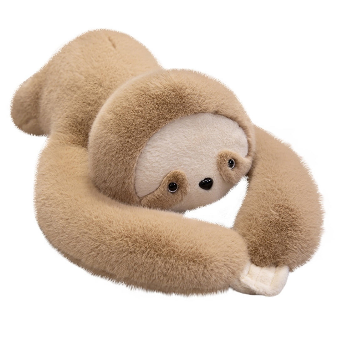 Long Arm Stuffed Animal Weighted Plush Pillow Soft Fluffy Raccoon Koala Sloth Decompression Pillow