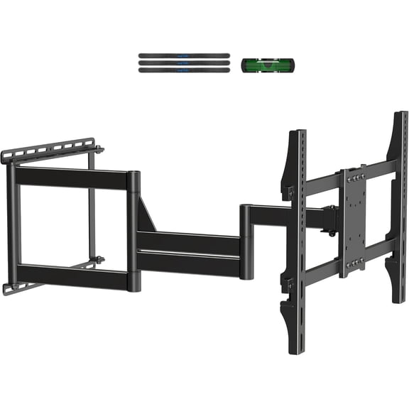 Long Arm TV Wall Mount for Most 32-84 Inch TVs, 40” Extension Full Motion TV Bracket with Swivel Articulating Extension Tilt Arm, Max Support 132lbs, VESA 600x400mm, Max 16" Wood Stud, MA1079L