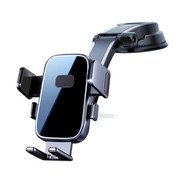 Long Arm Waterfall Suction Gravity Car Phone Mount 360 Rotatable Phone Holder