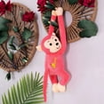 thumbnail image 1 of Long Arms Plush Monkey, Hanging Stuffed Animal for Car Dashboard Rearview Mirror, Soft Funny Car Decor, Cute Birthday Gift, 1 of 4