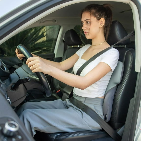 Long Back Lumbar Support Pillow - Full Back Pain Relief & Posture Improvement - Memory Foam Cushion for Office, Gaming, Car