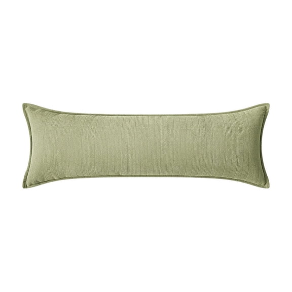 Long Backrest Pillow with Cover, Rectangular Lumbar Cushion for Bed, Sofa and Reading Nook, Removable Washable Cover