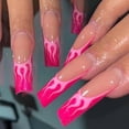 thumbnail image 1 of Long Ballet Flame Nail Sticker Finished Removable Nail Art, 1 of 5