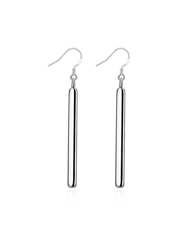 Long Bar Dangle Drop Hook Earrings Threader Studs Hoop for Women
