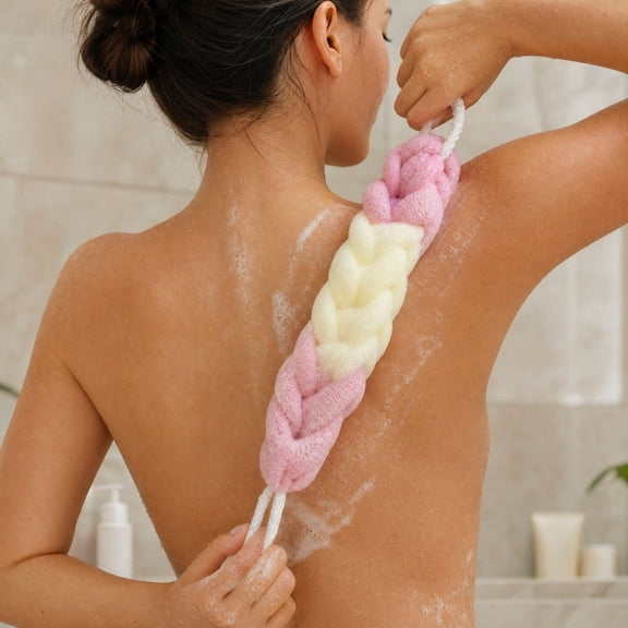 Long Bath Cleansing Strip with Foam Generation for Shower and Daily Body Washing