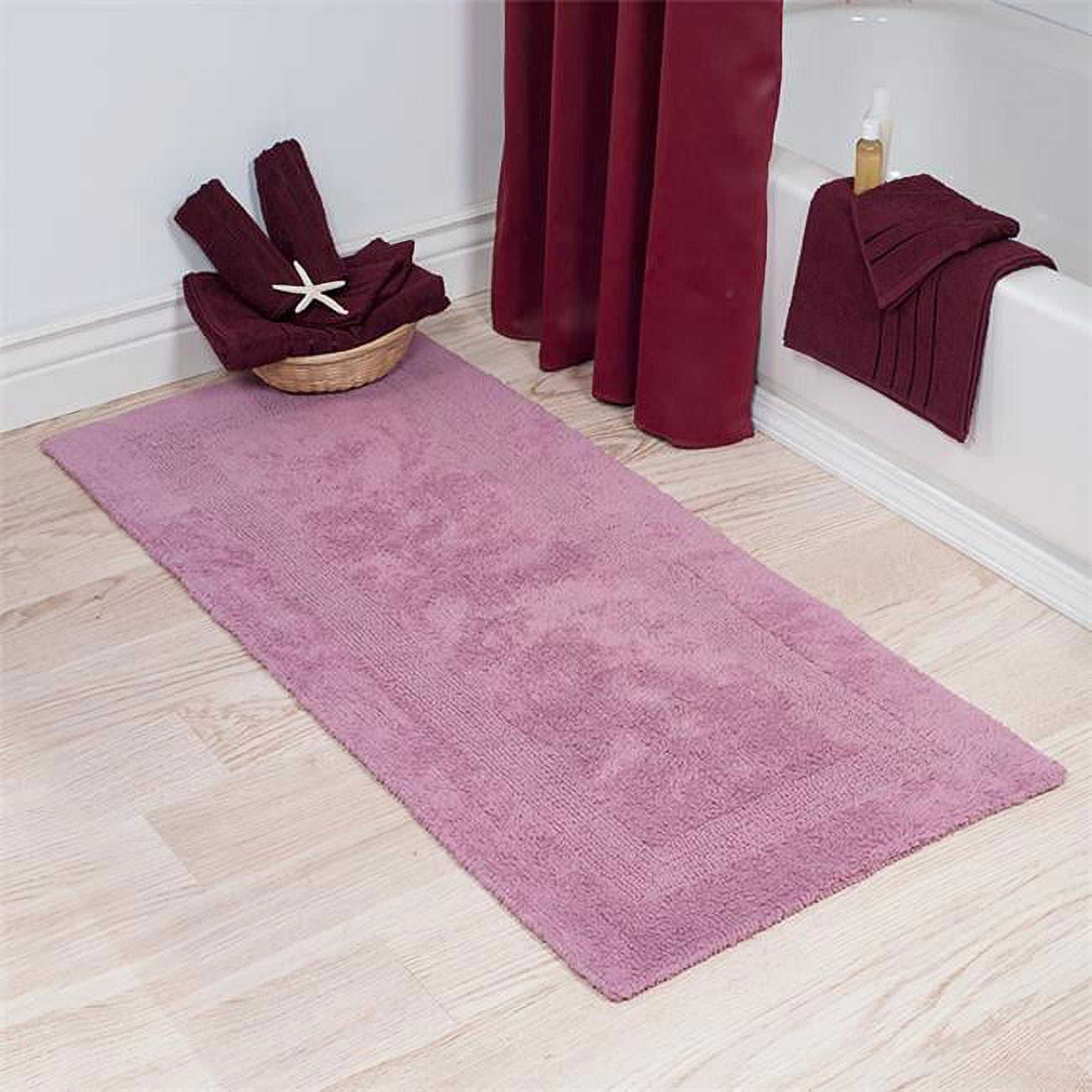 Long Bath Rug - Rose - 24 x 60 in. - Walmart.com