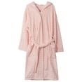 thumbnail image 1 of Long Bathrobe Absorbent Bath Robe With Pockets Cozy Loungewear For Spa And Home, 1 of 3