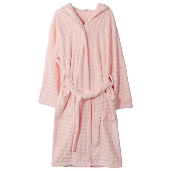 Long Bathrobe Absorbent Bath Robe With Pockets Cozy Loungewear For Spa And Home