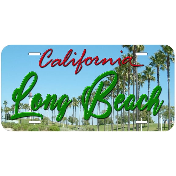 Long Beach CA TAG01 Novelty Car Auto License Plate