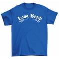 thumbnail image 1 of Long Beach California CA Text T-Shirt Vintage Design Tee, 1 of 2