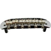 Long Beach Music Fender Mustang Bridge, Chrome-Plated Saddle, Compatible with Fender Jaguar or Jazzmaster, 7.25 Radius