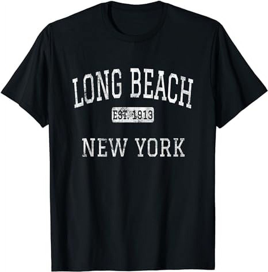 Long Beach New York NY Vintage TShirt