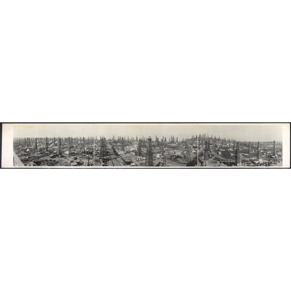 Long Beach Oil Field History (24 x 18)