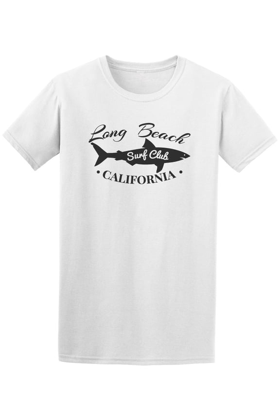 Long Beach, Surf Club, Ca T-Shirt Men -Image by Shutterstock, Male 4X-Large