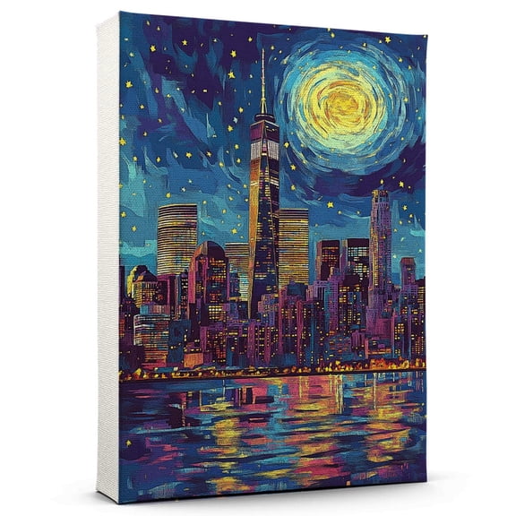 Long Beach Travel Canvas Prints, California Starry Night Travel decor, Long Beach Map Poster, California Travel Decor Artwork - 98AZ776