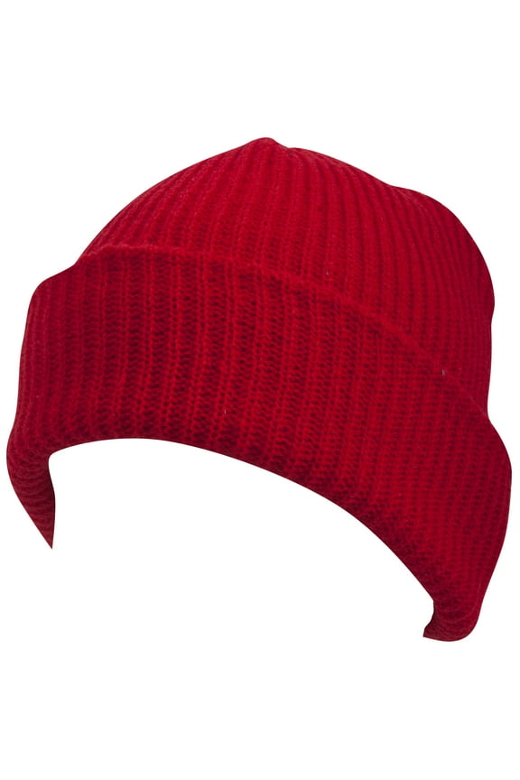 Long Beanie GI Watch Caps Stylish and Warm - Red