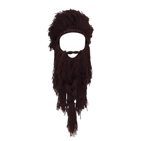 Long Beard Wig Wool Hat Fall and Winter Warm Chatter Funny Ski Hat