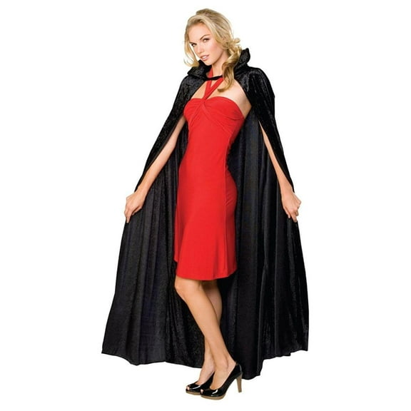 Long Black Crushed Cape