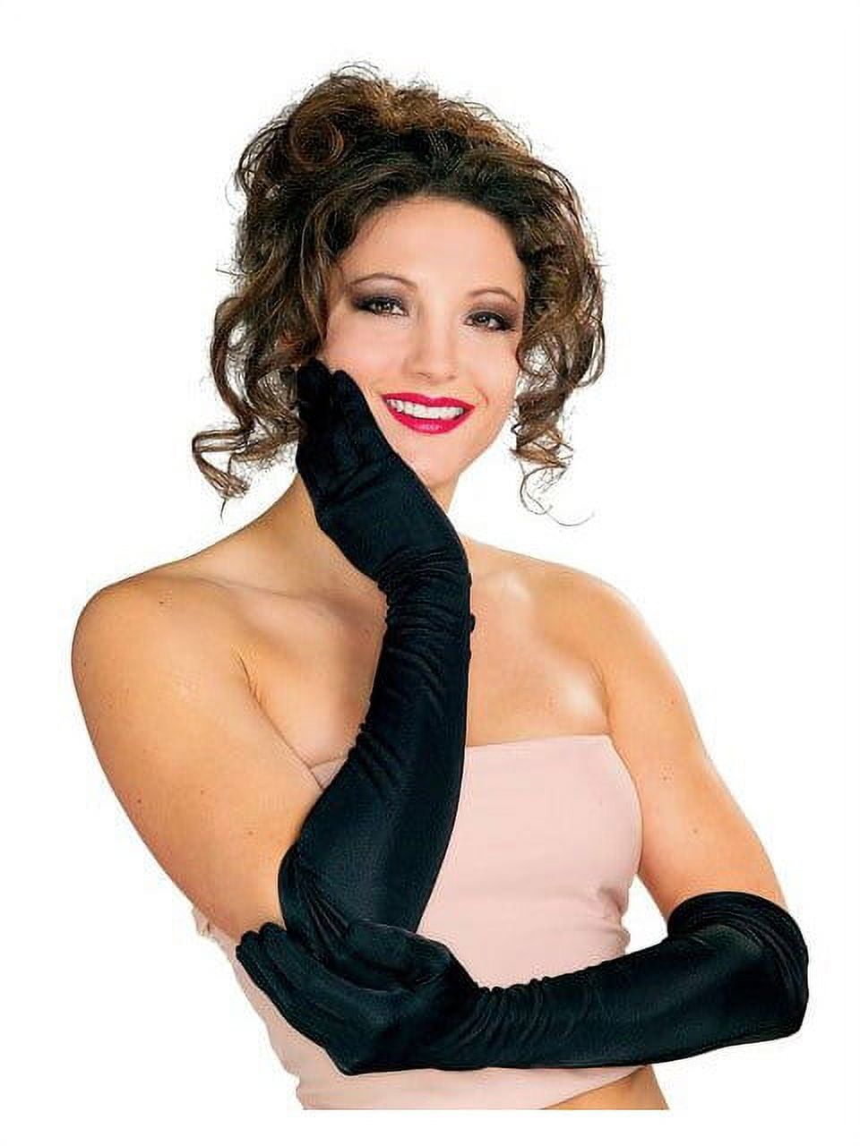 Long Black Gloves Halloween Costume Accessory