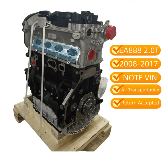 Long Block Engine Assembly For 08-17 Audi A3 A4 A5 A6 Q5 TT VW EOS CC Passat EA888-Gen2 2.0L L4 GAS