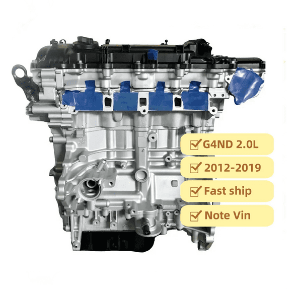 Long Block Engine Assembly For 2012-2019 Hyundai Sonata VII LF Kia Optima JF 2.0L G4ND L4 GAS