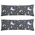 thumbnail image 1 of Long Body Pillow Cover - Soft & Breathable, Hidden Zipper, 20"x54", Magical Unicorn & Rainbow Print - Perfect Gift for Fantasy Lovers, Side Sleepers, Kids & Teens Room Decor, 1 of 6