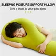 Long Body Pillow, Hug for Adults, Throw Pillow, Side Sleeper Neck