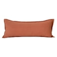 thumbnail image 1 of Long Body Support Pillow, Side Sleeping Leg Pillow, Segmented Filling Prevents Shifting, Soft Breathable Removable Cover, Multi Purpose Bed Cushion for Back, Waist Relief, Orange, 1 of 6