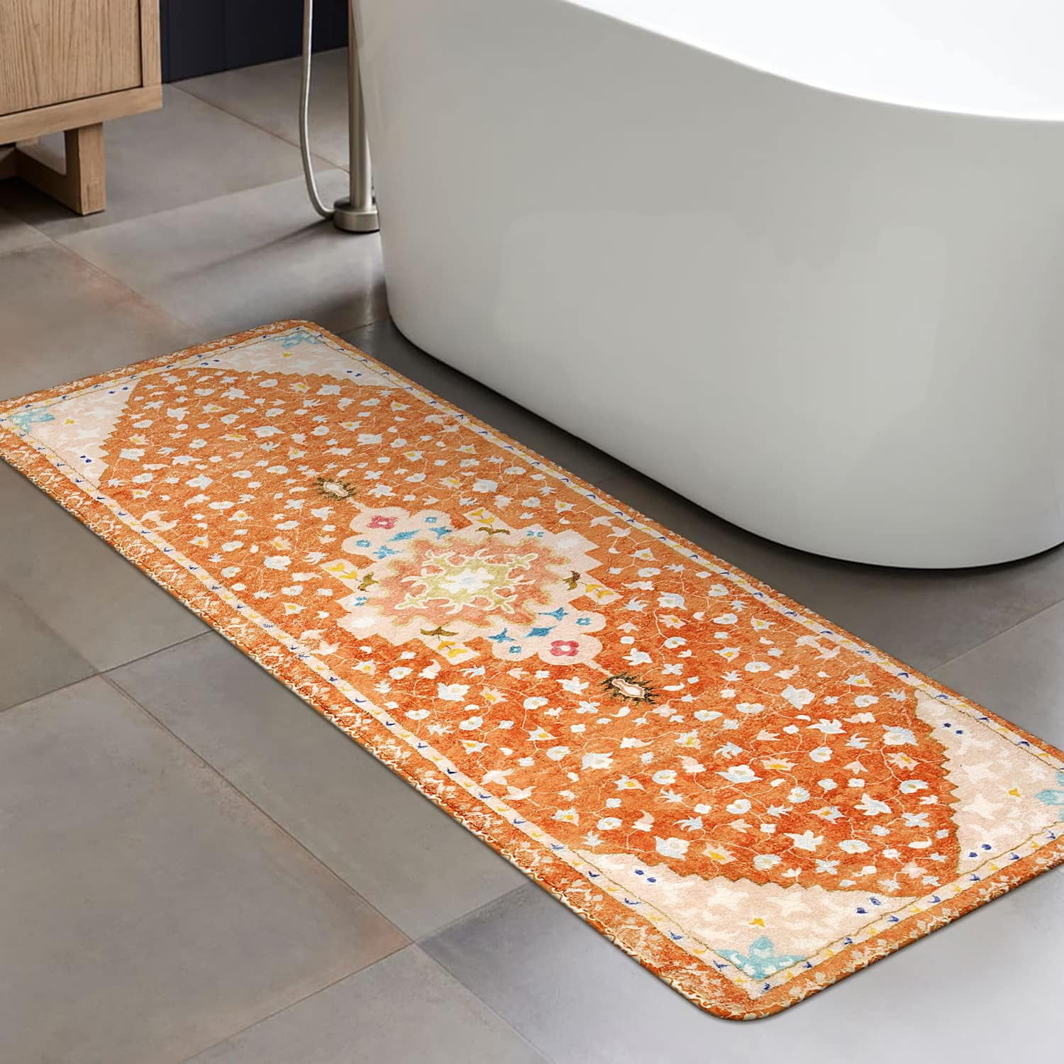 How to Maintain a Vintage Rug in the Bathroom - BREPURPOSED