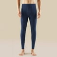 thumbnail image 1 of Long Bottoms for Men - Thermal Leggings Layer Pants, Warm Lined Thermal Underwear Bottoms Navy XL, 1 of 7