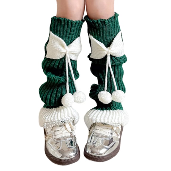 Long Bowknot High Boot Socks Lolitas Socks for Girl 1-10 Year Breathable Socks Lolitas Calf Socks Knee Stockings