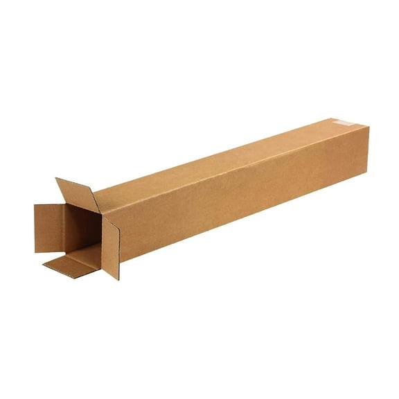 Long Boxes 4"L x 4"W x 30"H (25-Pack) Tall Corrugated Cardboard Box for Shipping, Packaging, Moving, Storage Box, Home or Business Strong Wholesale Bulk Boxes