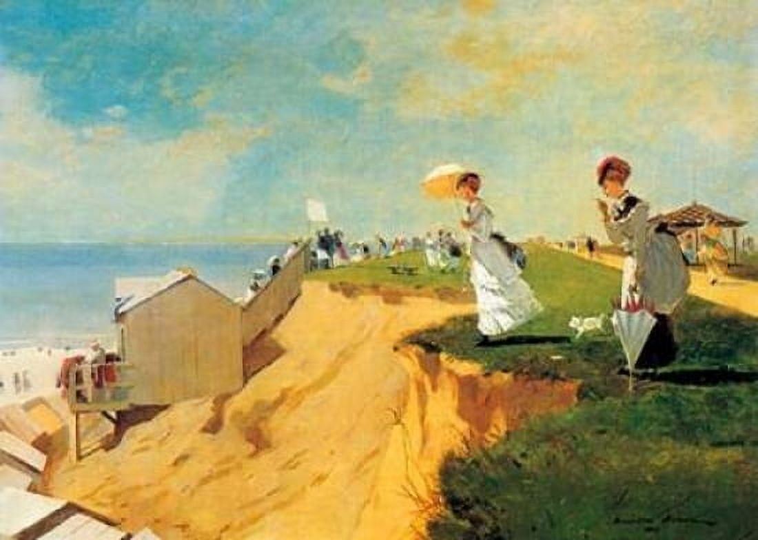 Long Branch New Jersey Canvas Art - Winslow Homer (20 x 28)