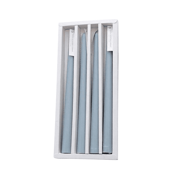 Long Burning 10 Inch Taper Christmas Candles Set of 4 – Dripless Smokeless Unscented Candles – Ideal for Romantic Dinners, Events, Weddings & Holiday Décor