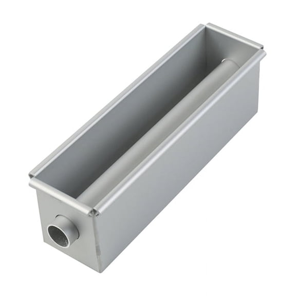Long Cake Baking Pan Flowing Heart Cake Mold Aluminium Alloy Square Bread Loaf Pan with Center Tube DIY Cake Tools-B