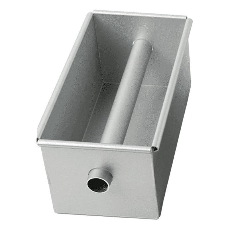 Long Cake Baking Pan NonStick Flowing Heart Mold Aluminium Alloy