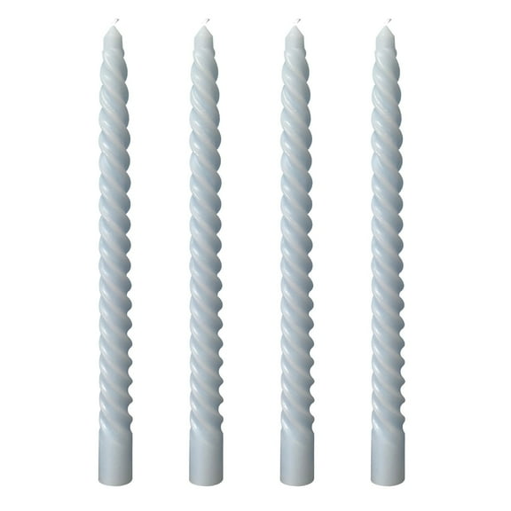 Long Candle Wedding Decor Set, Long Taper Candles, Party Holiday Decoration, Multi-Color, 25cm Length, Pack of Four