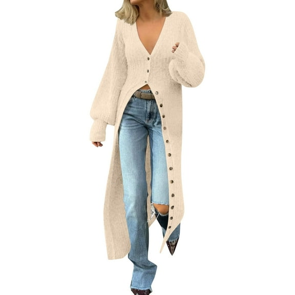 Long Cardigan Cardigans for Women Winter Coats for Women Plus Size Plus Size Winter Coats for Women Plus Size Dress Coats for Women（L）