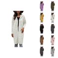 thumbnail image 1 of Long Cardigan Sweaters for Women Long Sleeve Casual Open Front Cable Knit Hooded Coatigan Sweater Coats Fall Winter Clothes, 1 of 4