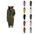thumbnail image 1 of Long Cardigan Sweaters for Women Long Sleeve Casual Open Front Cable Knit Hooded Coatigan Sweater Coats Fall Winter Clothes, 1 of 5