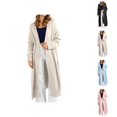 thumbnail image 1 of Long Cardigan Sweaters for Women Long Sleeve Loose Casual Open Front Knit Coatigan with Pockets Fall Winter Sweater Coats, 1 of 6