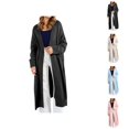 thumbnail image 1 of Long Cardigan Sweaters for Women Long Sleeve Loose Casual Open Front Knit Coatigan with Pockets Fall Winter Sweater Coats, 1 of 7