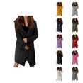 thumbnail image 1 of Long Cardigan Sweaters for Women Long Sleeve Oversized Open Front Cable Knit Hooded Coatigan Sweater Coats with Pockets, 1 of 1