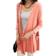 thumbnail image 1 of Long Cardigan Women's Long Sleeve Thin Spring Summer Autumn Cardigan Womens Heavy Cardigans Long Sleeve Cardigans for Women 3x Cardigan 4x Oversized Fall Sweaters for Women Short Cardigan Sweaters for, 1 of 8