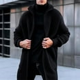 thumbnail image 1 of Long Cardigans for Men Knitting Cotton Sweater Open Front Windbreaker Soft Ribbed Outerwear Jackets, 1 of 4
