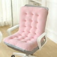 thumbnail image 1 of Long Chair Cushion with Backrest, Thickened Seat Pad for Dining and Office Chairs, Soft Polyester Cushion, Comfortable Home Seating, Non-Slip, Back Support, Seat Protection and Decoration, 1 of 6
