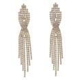 thumbnail image 1 of Long Chandelier Rhinestone Earring, 1 of 2