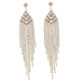 thumbnail image 1 of Long Chandelier Rhinestone Earring, 1 of 2